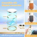Coque Techsuit Luxury Crystal MagSafe pour iPhone 12 - Gold – Image 5