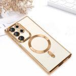 Coque Techsuit Luxury Crystal MagSafe pour Samsung Galaxy S22 Ultra - Gold – Image 3