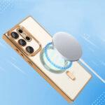 Coque Techsuit Luxury Crystal MagSafe pour Samsung Galaxy S22 Ultra - Silver – Image 5