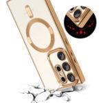 Coque Techsuit Luxury Crystal MagSafe pour Samsung Galaxy S22 Ultra - Pink – Image 4