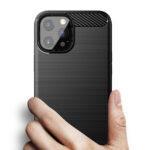 Coque Techsuit Carbon Silicone pour iPhone 14 Pro - Black – Image 5