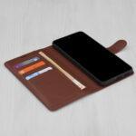Étui portefeuille Techsuit Leather Folio pour Samsung Galaxy S25 Edge - Brown – Image 3