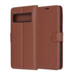 Étui portefeuille Techsuit Leather Folio pour Google Pixel 8 Pro - Brown – Image 6