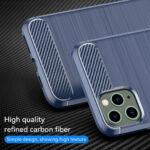 Coque Techsuit Carbon Silicone pour iPhone 11 Pro Max - Blue – Image 4