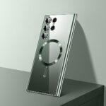 Coque Techsuit Luxury Crystal MagSafe pour Samsung Galaxy S23 Ultra - Gold – Image 2