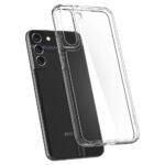Coque Spigen Ultra Hybrid pour Samsung Galaxy S22 - Clear – Image 3
