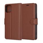 Étui portefeuille Techsuit Leather Folio pour iPhone 15 - Brown – Image 6