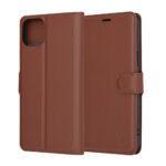 Étui portefeuille Techsuit Leather Folio pour iPhone 15 Plus - Brown – Image 6
