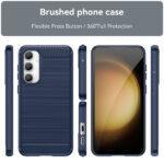 Coque Techsuit Carbon Silicone pour Samsung Galaxy S23 FE - Blue – Image 2