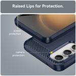 Coque Techsuit Carbon Silicone pour Samsung Galaxy S23 FE - Blue – Image 4