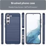 Coque Techsuit Carbon Silicone pour Samsung Galaxy S23 Plus - Blue – Image 2