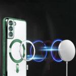Coque Techsuit Luxury Crystal MagSafe pour Samsung Galaxy S21 Plus - Deep Green – Image 2