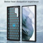Coque Techsuit Carbon Silicone pour Samsung Galaxy S22 Ultra - Black – Image 5