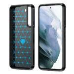 Coque Techsuit Carbon Silicone pour Samsung Galaxy S22 Plus - Black – Image 2