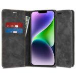 Étui portefeuille Techsuit Confy Cover pour iPhone 14 Plus - Black