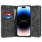 Étui portefeuille Techsuit Confy Cover pour iPhone 14 Pro - Black