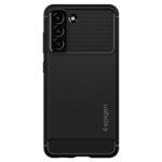 Coque Spigen Rugged Armor pour Samsung Galaxy S21 FE - Black – Image 3