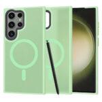 Coque Techsuit HaloFrost MagSafe Series pour Samsung Galaxy S23 Ultra - Light Green