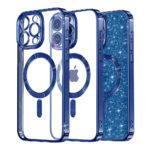 Coque Techsuit Luxury Glitter MagSafe pour iPhone 12 Pro - Deep Blue
