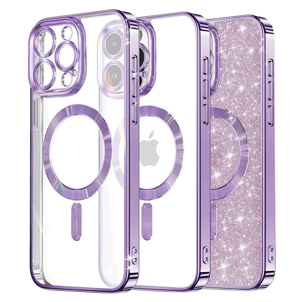 1130131 Coque Techsuit Luxury Glitter MagSafe pour iPhone 14 Pro Max - Light Purple – Image 1