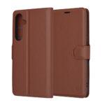 Étui portefeuille Techsuit Leather Folio pour Samsung Galaxy S24 Plus - Brown – Image 6