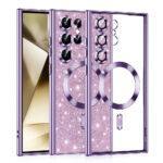 Coque Techsuit Luxury Glitter MagSafe pour Samsung Galaxy S24 Ultra - Light Purple
