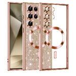 Coque Techsuit Luxury Glitter MagSafe pour Samsung Galaxy S24 Ultra - Rose Gold