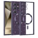 Coque Techsuit Luxury Glitter MagSafe pour Samsung Galaxy S24 Ultra - Deep Purple