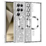 Coque Techsuit Luxury Glitter MagSafe pour Samsung Galaxy S24 Ultra - Silver
