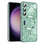 Coque Techsuit Luxury Glitter MagSafe pour Samsung Galaxy S23 Plus - Light Green
