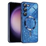 Coque Techsuit Luxury Glitter MagSafe pour Samsung Galaxy S23 Plus - Deep Blue