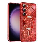 Coque Techsuit Luxury Glitter MagSafe pour Samsung Galaxy S23 Plus - Red