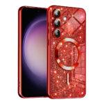 Coque Techsuit Luxury Glitter MagSafe pour Samsung Galaxy S23 FE - Red