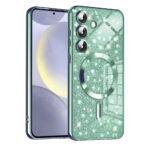 Coque Techsuit Luxury Glitter MagSafe pour Samsung Galaxy S24 - Light Green
