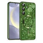 Coque Techsuit Luxury Glitter MagSafe pour Samsung Galaxy S24 Plus - Deep Green