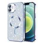 Coque Techsuit Luxury Glitter MagSafe pour iPhone 12 - Light Blue