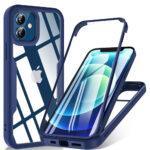 Coque intégrale Techsuit ColorVerse 360 pour iPhone 12 - Blue