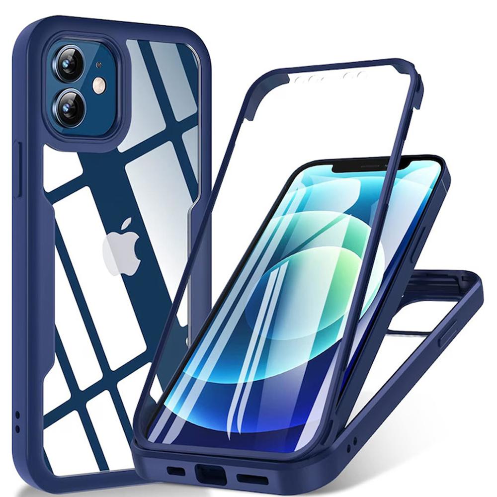 1203997 Coque intégrale Techsuit ColorVerse 360 pour iPhone 12 - Blue – Image 1