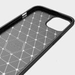 Coque Techsuit Carbon Silicone pour iPhone 13 - Black – Image 2