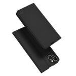Étui portefeuille Techsuit Magskin Book pour iPhone 15 Plus - Black