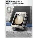 Coque remborcée I-Blason Armorbox avec clip ceinture pour Samsung Galaxy Z Flip6 / Flip7 FE - Titan Gray – Image 2