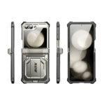 Coque remborcée I-Blason Armorbox avec clip ceinture pour Samsung Galaxy Z Flip6 / Flip7 FE - Titan Gray – Image 6