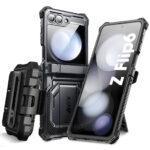 Coque remborcée I-Blason Armorbox avec clip ceinture pour Samsung Galaxy Z Flip6 / Flip7 FE - Black – Image 2