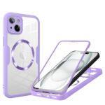 Coque intégrale Techsuit ColorVerse 360 MagSafe pour iPhone 15 - Purple