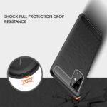 Coque Techsuit Carbon Silicone pour Samsung Galaxy S21 Ultra - Black – Image 4