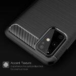 Coque Techsuit Carbon Silicone pour Samsung Galaxy S21 Ultra - Black – Image 5