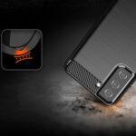 Coque Techsuit Carbon Silicone pour Samsung Galaxy S21 - Black – Image 4