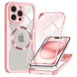 Coque intégrale Techsuit ColorVerse 360 MagSafe pour iPhone 14 Pro Max - Pink