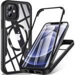 Coque intégrale Techsuit ColorVerse 360 MagSafe pour iPhone 12 - Black