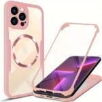 Coque intégrale Techsuit ColorVerse 360 MagSafe pour iPhone 13 Pro Max - Pink